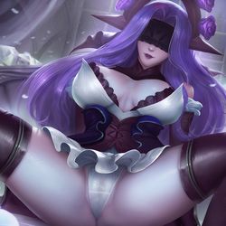 This is a pixiv picture whose title is Withered Rose Syndra.