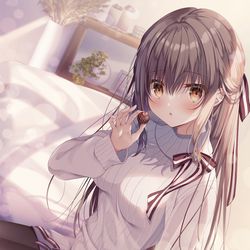 This is a pixiv picture whose title is 「す・き ❤」.