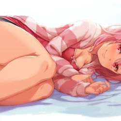 This is a pixiv picture whose title is 赤嶺さん.