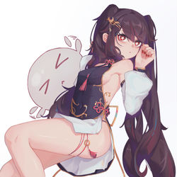 This is a pixiv picture whose title is 下次把胡桃也叫上吧！.