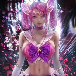 This is a pixiv picture whose title is Star guardian Lux.