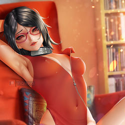 This is a pixiv picture whose title is Sarada.