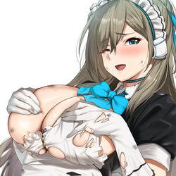 This is a pixiv picture whose title is えへへ、見えちゃった・・・？.