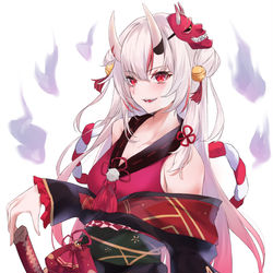 This is a pixiv picture whose title is お嬢.