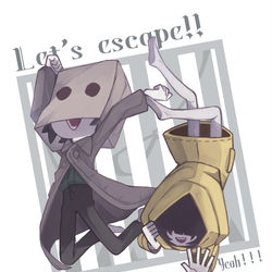 This is a pixiv picture whose title is 仲良し.
