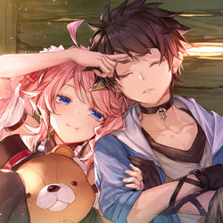 This is a pixiv picture whose title is III & IX.
