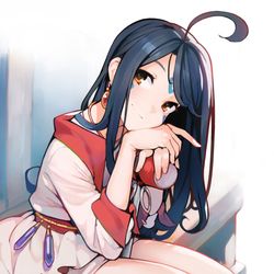 This is a pixiv picture whose title is スクルド / Skuld.