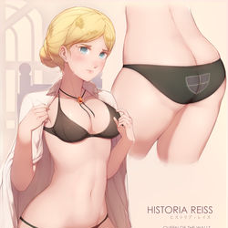 This is a pixiv picture whose title is Historia's secret.