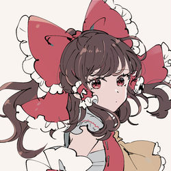 This is a pixiv picture whose title is 霊夢🌸.