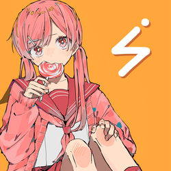 This is a pixiv picture whose title is 飴.