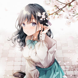 This is a pixiv picture whose title is 出会い.