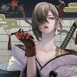 This is a pixiv picture whose title is アケハ.