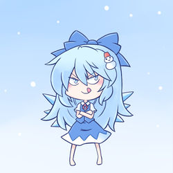 This is a pixiv picture whose title is チルノ.