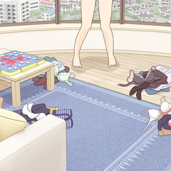This is a pixiv picture whose title is 脱衣ドンジャラ大会 2nd 12回戦(最終回) FANBOX.
