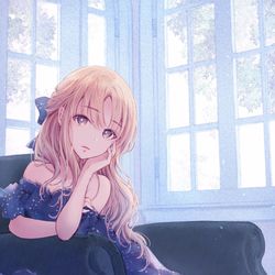 This is a pixiv picture whose title is 君がいない、退屈な日々.