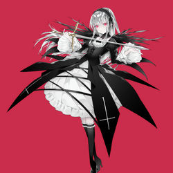 This is a pixiv picture whose title is 水銀燈.