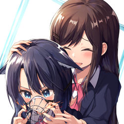 This is a pixiv picture whose title is 安達犬.
