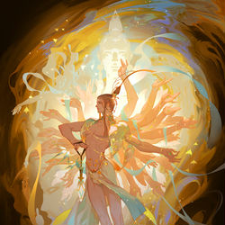 This is a pixiv picture whose title is 慈航道人.