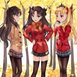 This is a pixiv picture whose title is 【FF37新刊】遠坂凛&女神插畫本.