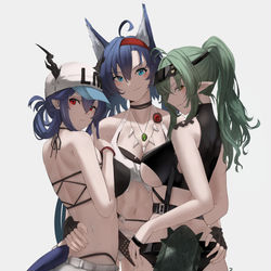 This is a pixiv picture whose title is Skin? Never.