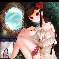 This is a pixiv picture whose title is ミ　虹　ミ.