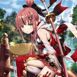This is a pixiv picture whose title is 【戦国アスカZERO】国分盛重 09.