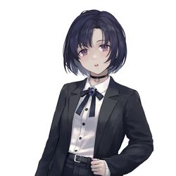 This is a pixiv picture whose title is 黒菊ほたる.