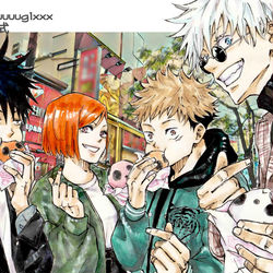 This is a pixiv picture whose title is 呪術　ツイログ.