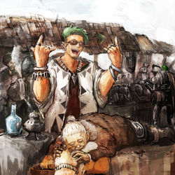 This is a pixiv picture whose title is 【PFMOH】ウェイケイのチャラオ【治癒者】.