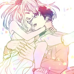 This is a pixiv picture whose title is 【商業情報】指先から本気の熱情（97~98話配信開始）.