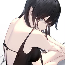 This is a pixiv picture whose title is せなか.