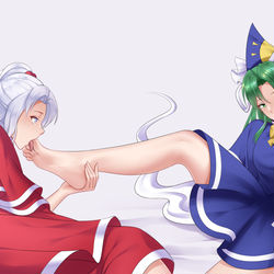 This is a pixiv picture whose title is 委託絵.
