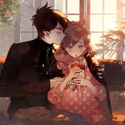 This is a pixiv picture whose title is 妊娠中の渇望.