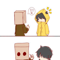 This is a pixiv picture whose title is リトルナイトメア2.
