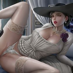 This is a pixiv picture whose title is Alcina Dimitrescu (RE 8).