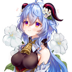 This is a pixiv picture whose title is 甘雨.