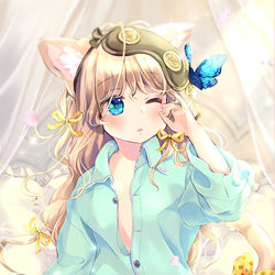 This is a pixiv picture whose title is おそよう.