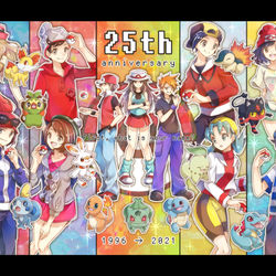 This is a pixiv picture whose title is 25周年.