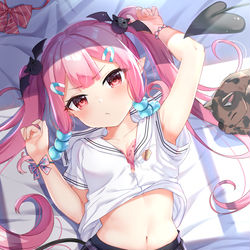 This is a pixiv picture whose title is 「何よ？あまりジロジロみないでくれる」.