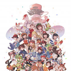 This is a pixiv picture whose title is POKEMON 25th anniversary.