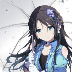 This is a pixiv picture whose title is プラスチック・アンブレラ峰.