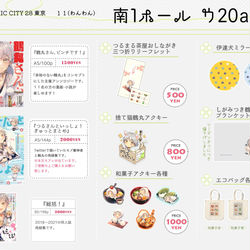 This is a pixiv picture whose title is 2021.2.28春コミおしながき.