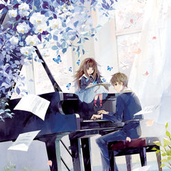 This is a pixiv picture whose title is 『DEEMO -Prelude-』.