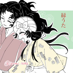 This is a pixiv picture whose title is 鬼滅6.