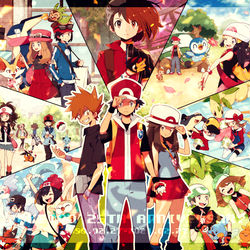 This is a pixiv picture whose title is Pokémon 25th.