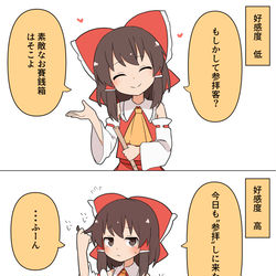 This is a pixiv picture whose title is 霊夢さん.