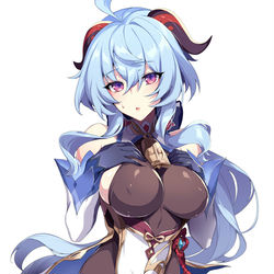 This is a pixiv picture whose title is 甘雨.