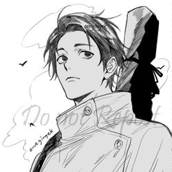 This is a pixiv picture whose title is 乙骨憂太.