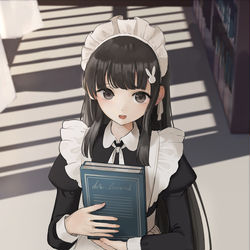 This is a pixiv picture whose title is お探しの本をお持ちしました.