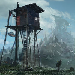 This is a pixiv picture whose title is 【PFMOH】深き緑の治療小屋【交流拠点】.